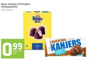 buys zoenen of kanjers stroopwafels