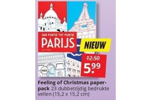 feeling of christmas paper pack