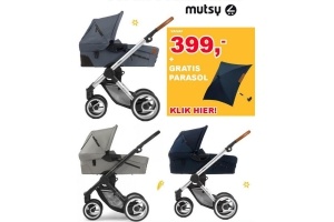 mutsy kinderwagen gratis parasol
