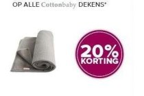 alle cottonbaby dekens