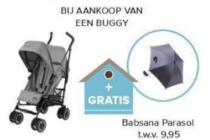 buggy met gratis babasana parasol