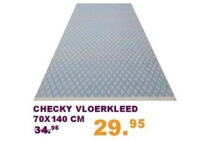 checky vloerkleed