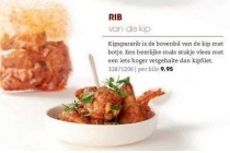 rib van de kip