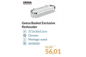 geesa basket exclusive fleshouder