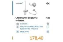 crosswater belgravia toiletset