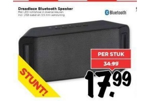 draadloze bluetooth speaker