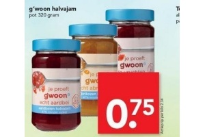 g woon halvajam