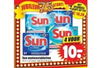 sun vaatwastabletten