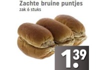 zachte bruine puntjes