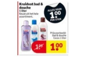 kruidvat bad en douche