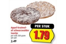 appel kruimel of schwarzwaldertaartje