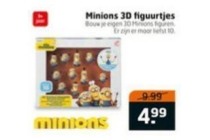 minions 3d figuurtjes