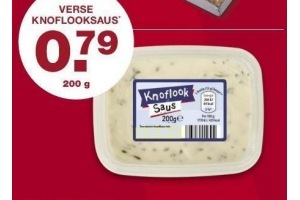 verse knoflooksaus