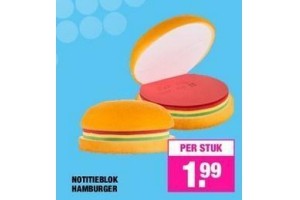 notitieblok hamburger