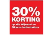 alle wijzonol en sikkens buitenlakken