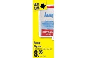 knauf gipsen roodband