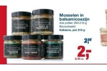 mosselen in balsamicoazijn