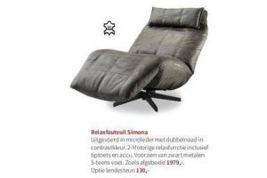 relaxfauteuil simona