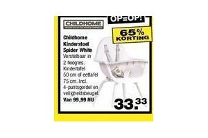 childhome kinderstoel spider white