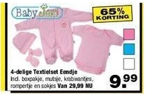 4 delig textielset eendje