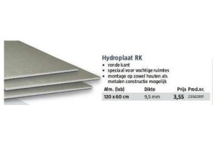 hydroplaat rk