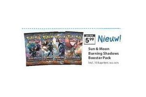 sun en moon burning shadows booster pack