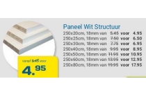 paneel wit structuur