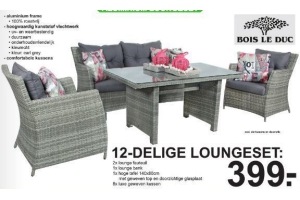 le 12 delige loungeset €399 - Beste.nl