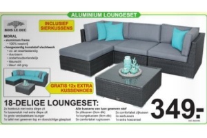 18 delig loungeset