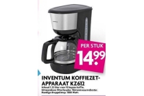 inventum koffiezet apparaat kz612