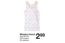 meisjes hemd