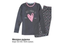 meisjes pyjama