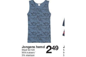 jongens hemd