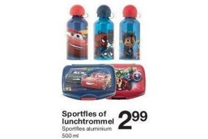 sportfles of lunchtrommel