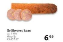 grillworst kaas