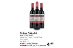 shiraz merlot