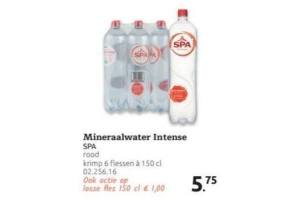 mineraalwater intense spa