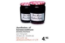 aardbeien of kersenconfiture