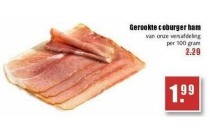 gerookte coburger ham