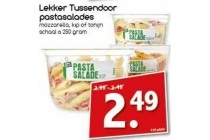 lekker tussendoor pastasalades