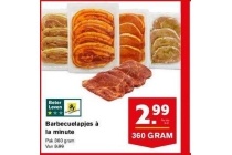 barbecuelapjes a la minute