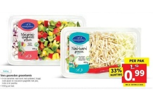 vers gesneden groentemix