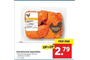 gemarineerde kippendijen