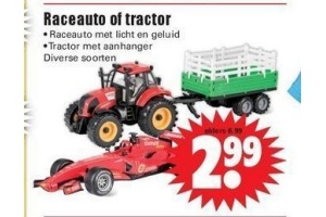 raceauto of tractor
