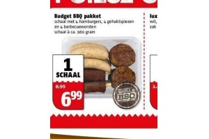 budget bbq pakket