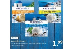 yoghurtijs dessert
