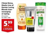 l oreal elvive studio line of garnier loving blends haarverzorging of s