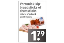 versuniek kipbraadsticks of drumsticks