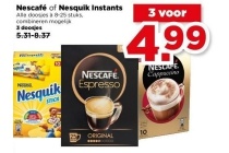 nescafe of nesquik instants