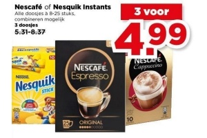 nescafe of nesquik instants